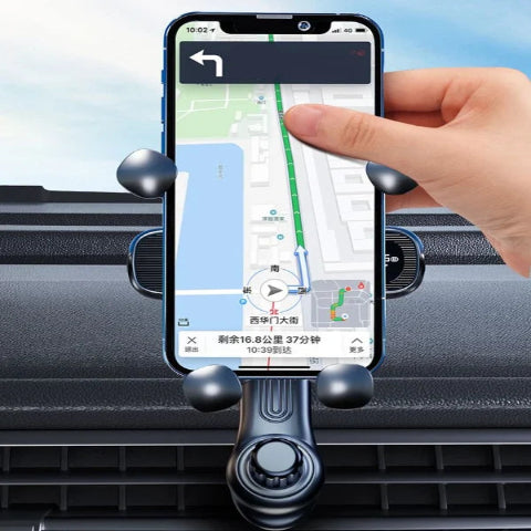 תמיכה לטלפון סלולרי מסתובב לרכב 