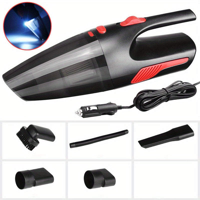 Aspiradora de Coche Portátil Potente — Limpieza Rápida y Práctica en el Día a Día 