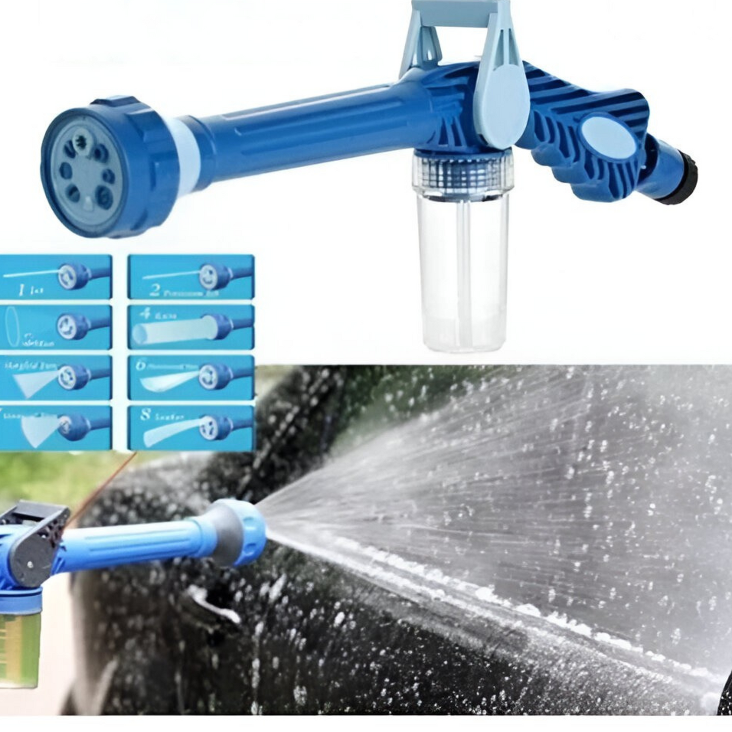 High Pressure Car & Garden Spray Gun - Optimal Power & Easy Use