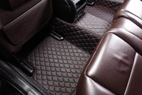 Tapis De Voiture Imperméables – Style Sport Noir & Rouge